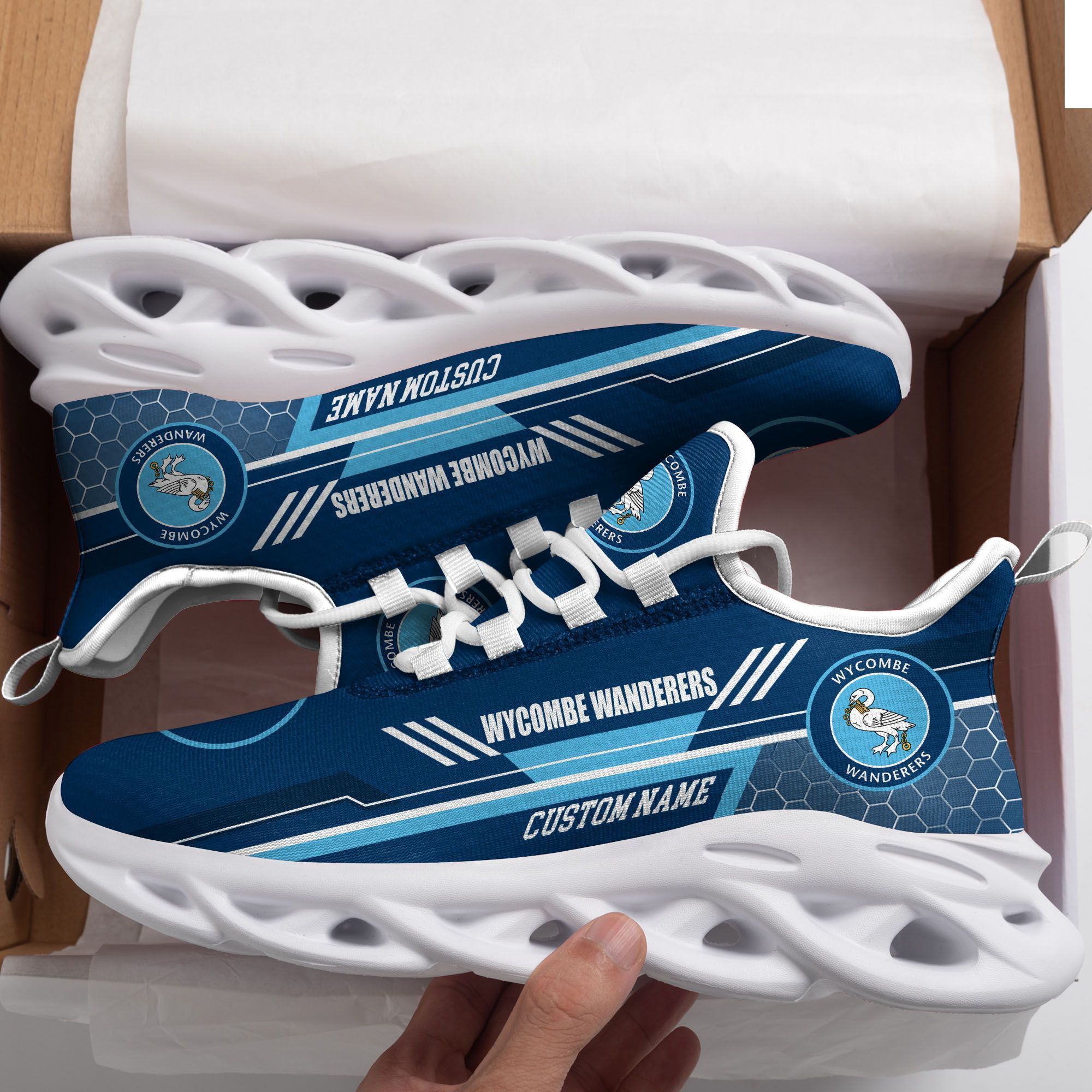 FC Erzgebirge Aue Custom Personalized Max Soul Sneakers Shoes