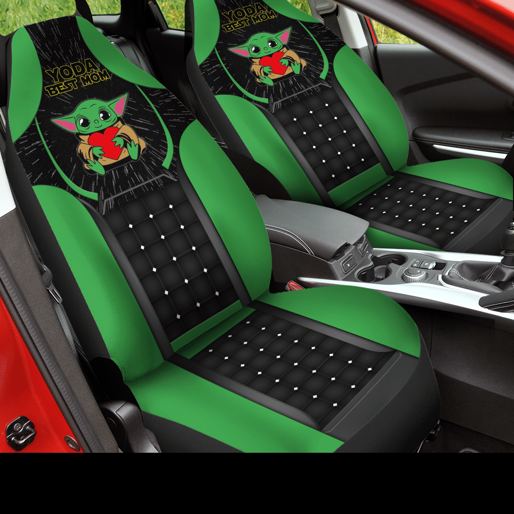 Chevrolet Corvette  Car Seat Cover (Set of 2) Ver 7 (Red)