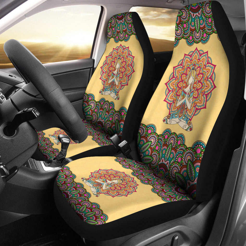Blue Ford Mustang Car Seat Covers AA22090801
