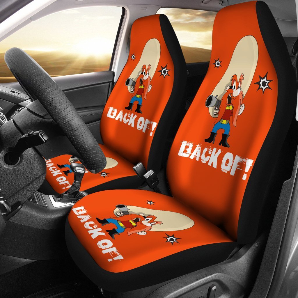 Mike Wazowski 1 Eye Cartoon Car Seat Cover ( Set of 2)