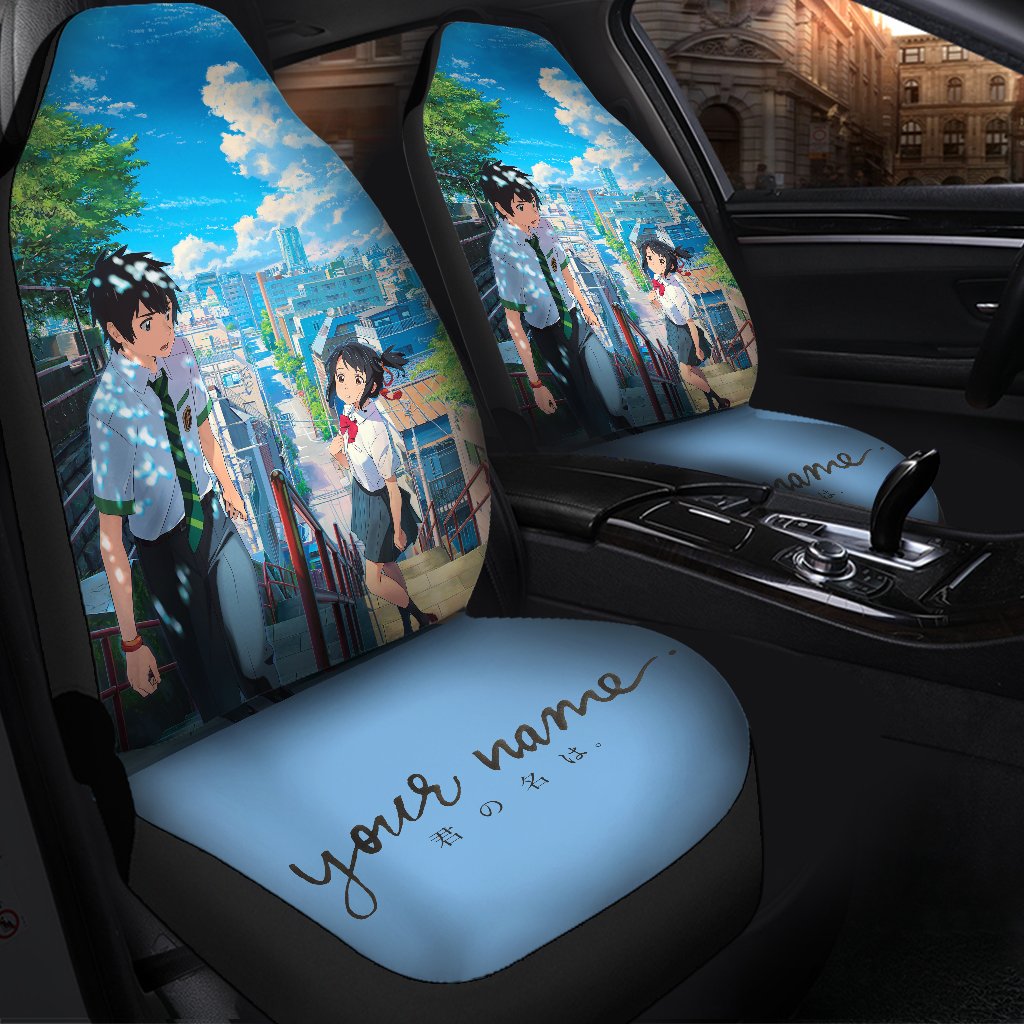 Wolf Rose Car Seat Cover ( Set of 2)