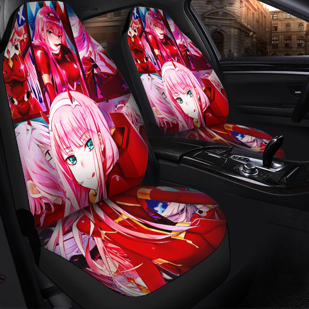 Tapes Design Villains Car Seat Cover ( Set of 2)